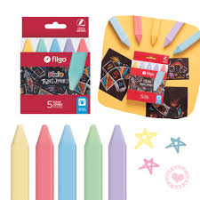 TIZA FILGO PASTEL x 5 COLORES SURTIDOS