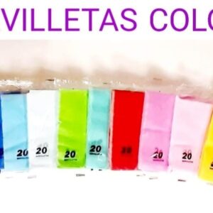 SERVILLETAS COLOR x 20u
