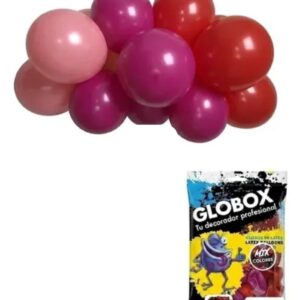 GLOBO MIX GLOBOX SURTIDOS 12" x 40u