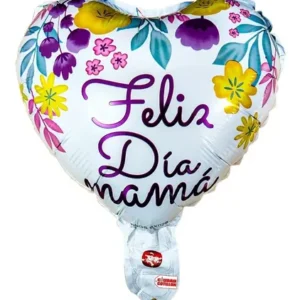 GLOBO METALIZADO CORAZON 10" DIA DE LA MADRE