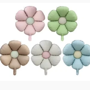 GLOBO METALIZADO FLOR 18"