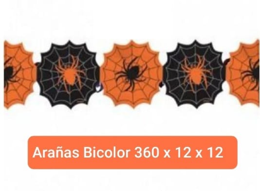 GUIRNALDA ARAÑAS BICOLOR