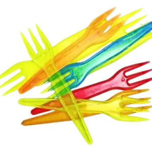 MINI TENEDOR COPETIN COLOR x 50u