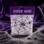 TELARAÑA BLANCA CON 2 ARAÑAS